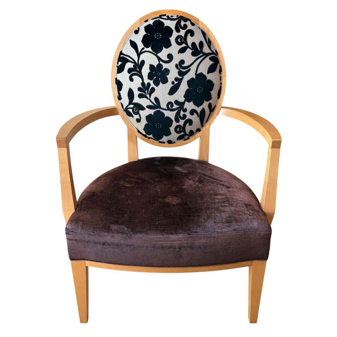 ① ネオクラシコ NEO 花柄　チェア 椅子 クラシック アンティーク モダン