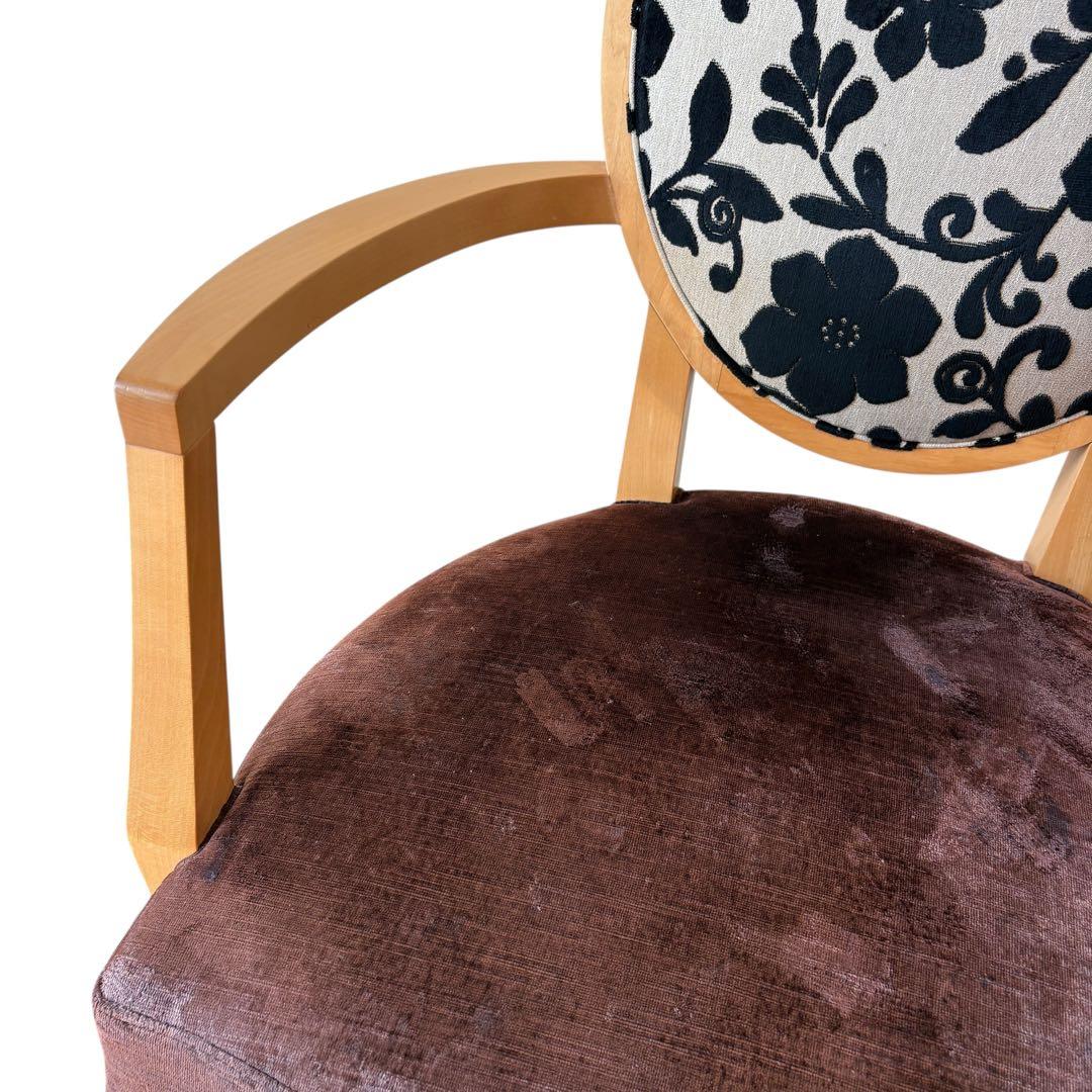 ① ネオクラシコ NEO 花柄　チェア 椅子 クラシック アンティーク モダン