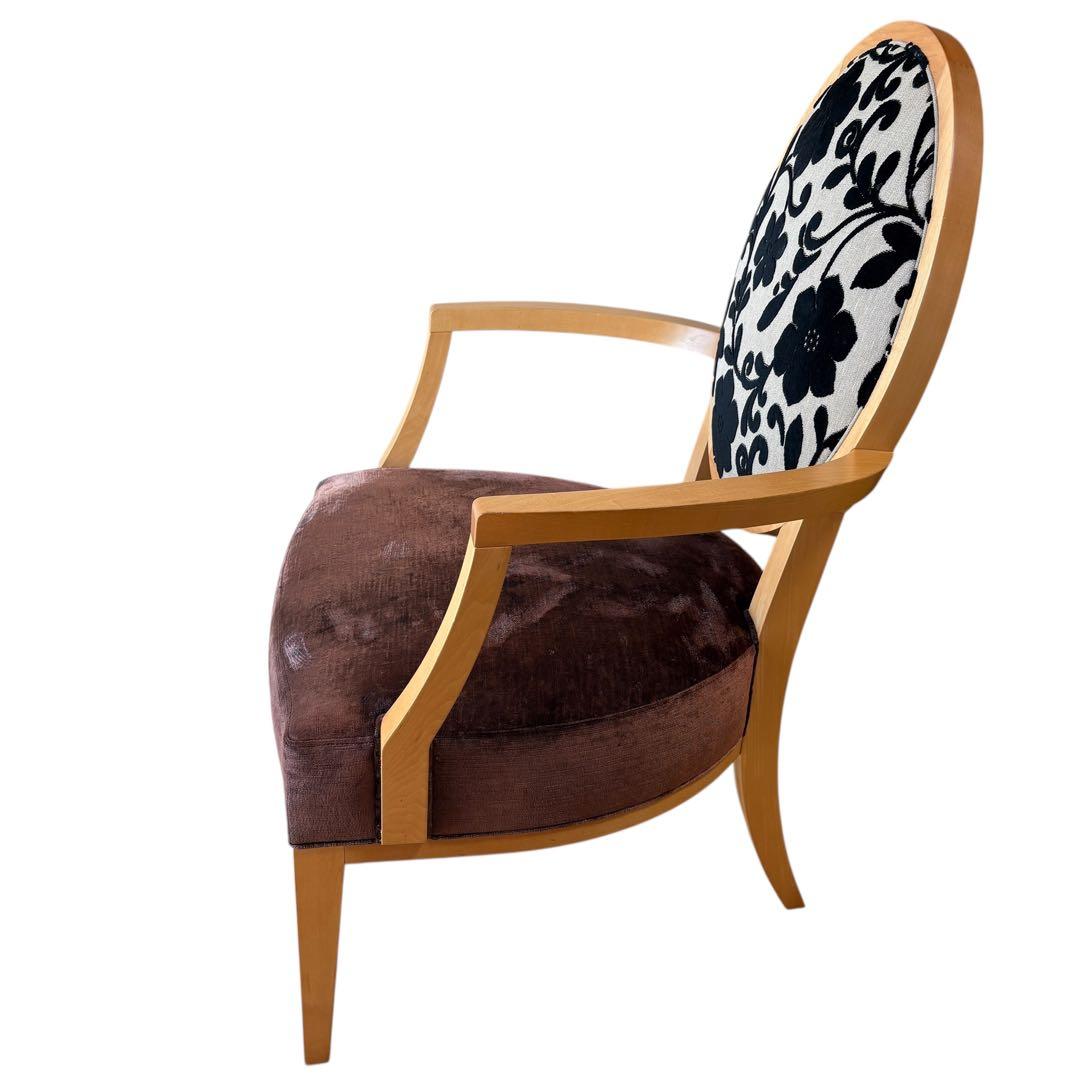 ① ネオクラシコ NEO 花柄　チェア 椅子 クラシック アンティーク モダン