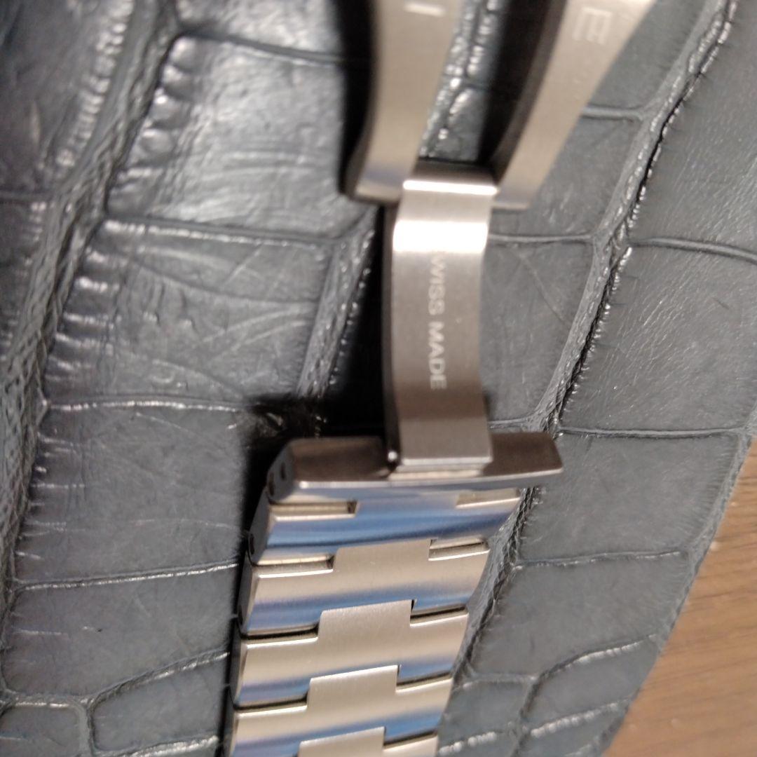 パネライ　純正ステンレス製ベルト　パネライブラック購入　正規品　美品