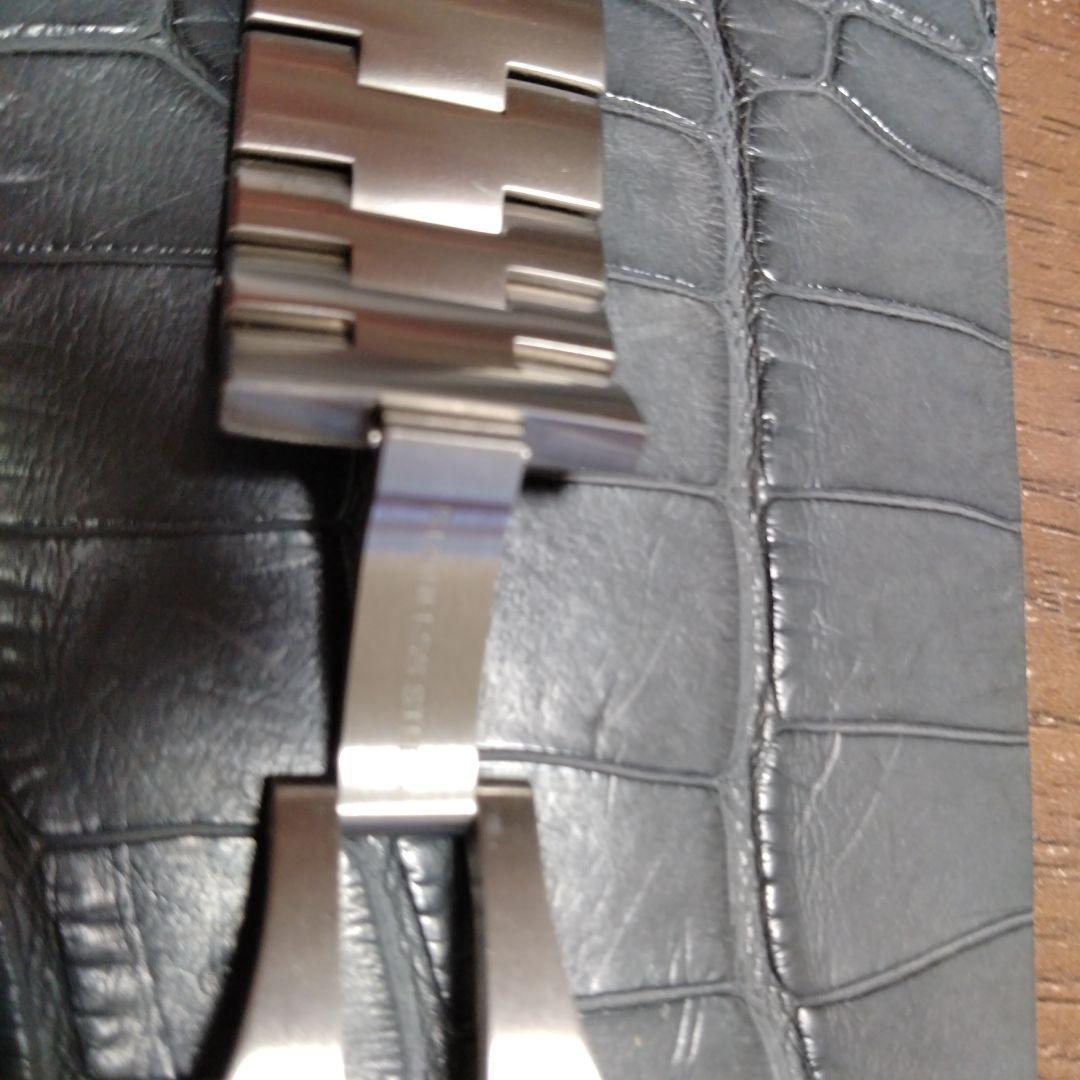 パネライ　純正ステンレス製ベルト　パネライブラック購入　正規品　美品