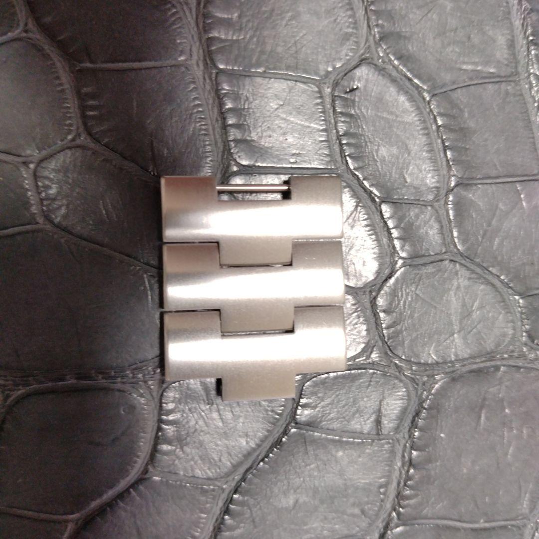 パネライ　純正ステンレス製ベルト　パネライブラック購入　正規品　美品