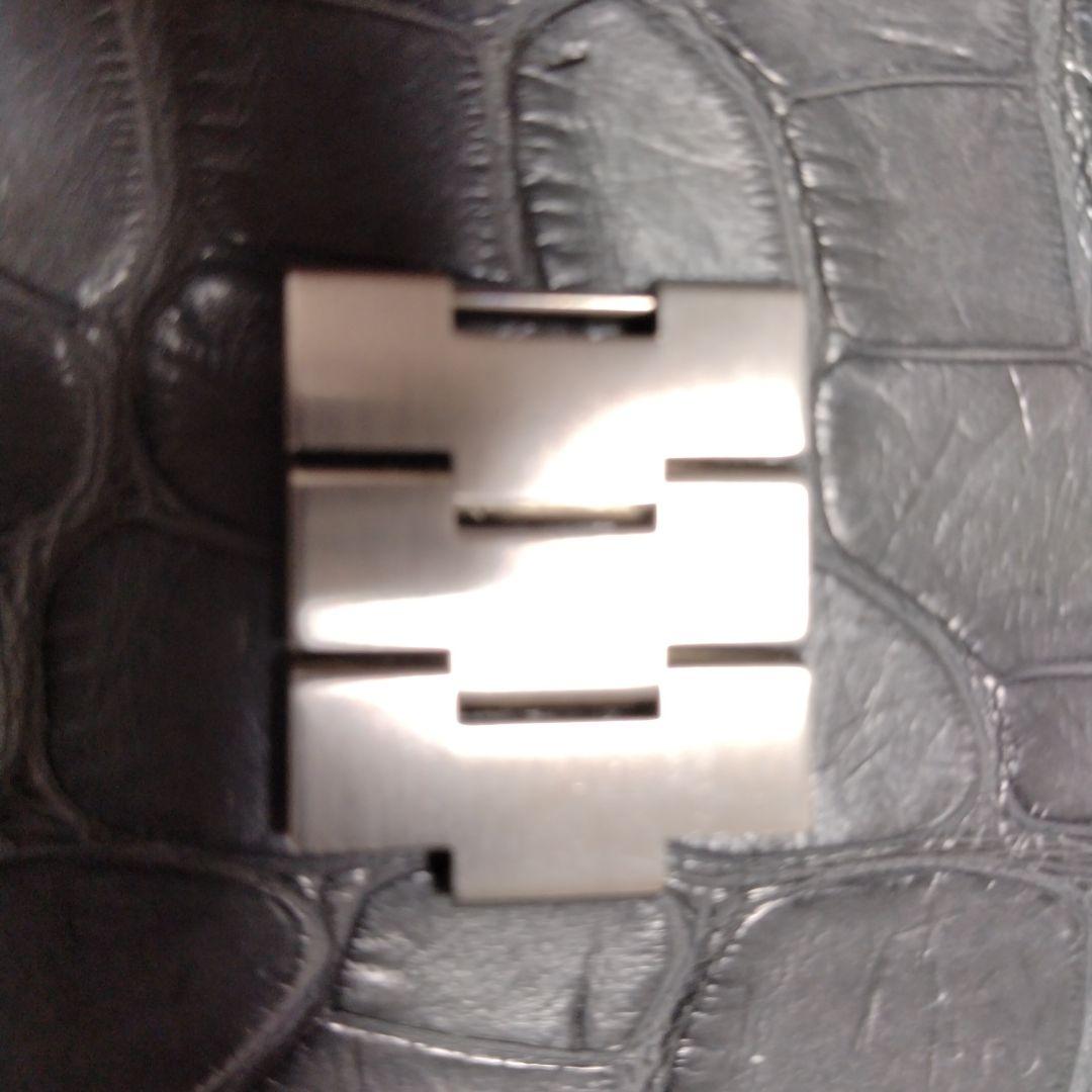 パネライ　純正ステンレス製ベルト　パネライブラック購入　正規品　美品