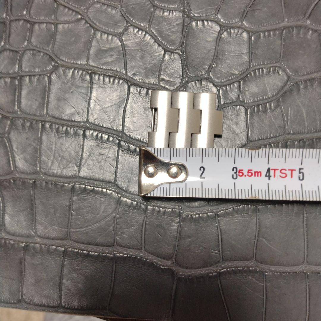 パネライ　純正ステンレス製ベルト　パネライブラック購入　正規品　美品