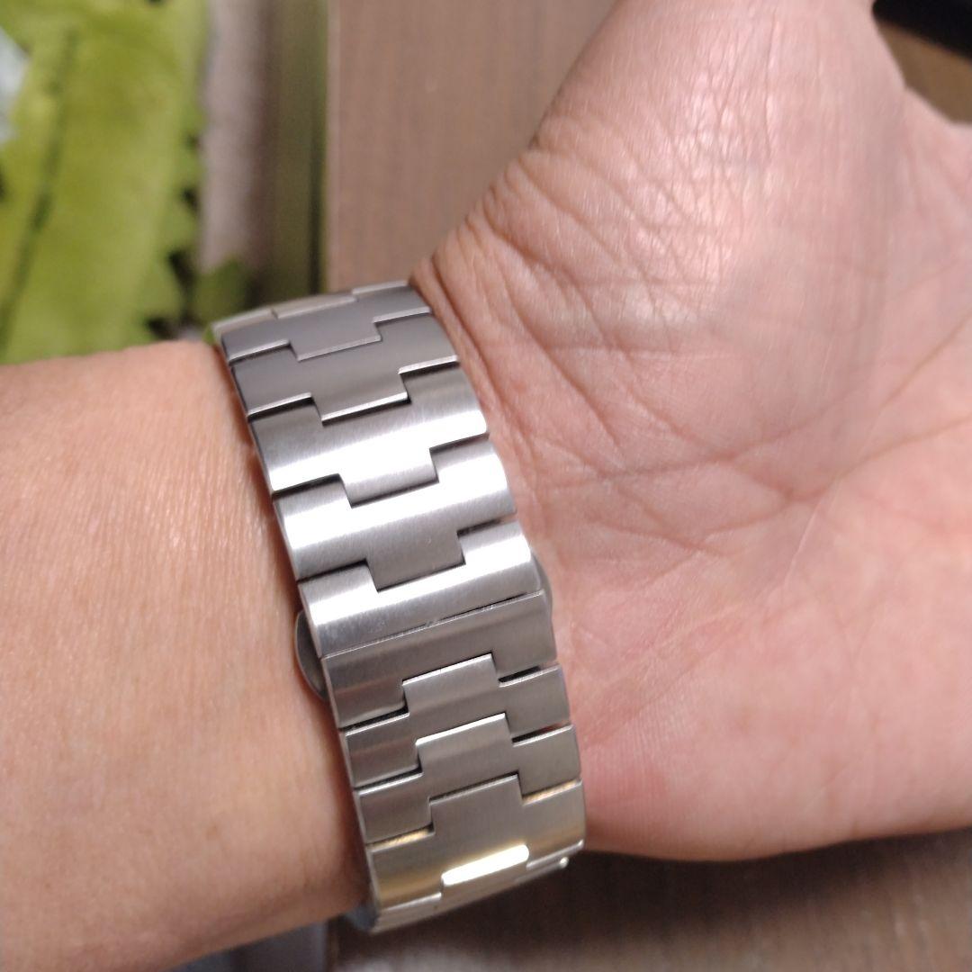 パネライ　純正ステンレス製ベルト　パネライブラック購入　正規品　美品