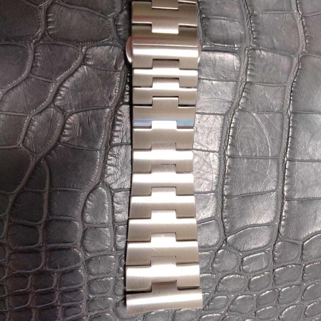 パネライ　純正ステンレス製ベルト　パネライブラック購入　正規品　美品