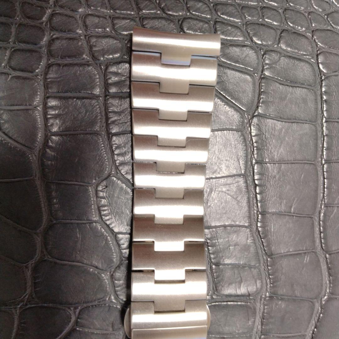 パネライ　純正ステンレス製ベルト　パネライブラック購入　正規品　美品