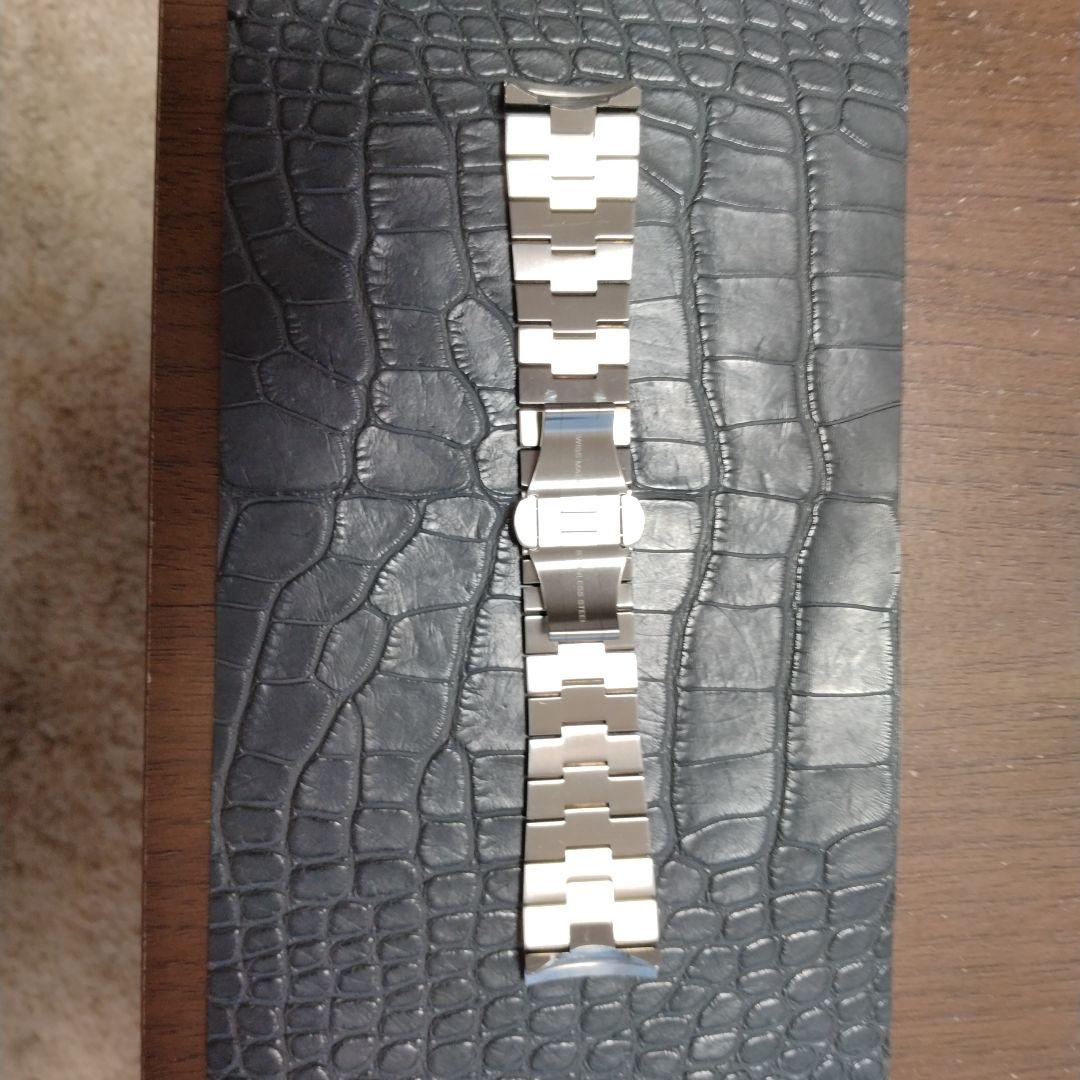 パネライ　純正ステンレス製ベルト　パネライブラック購入　正規品　美品