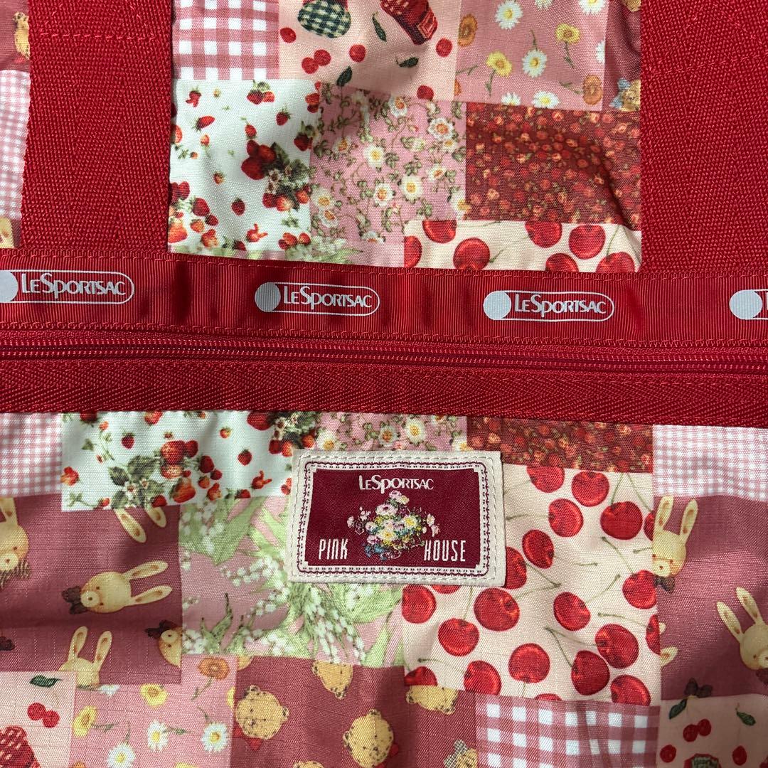 ピンクハウス&レスポートサックコラボ　ボストンバック