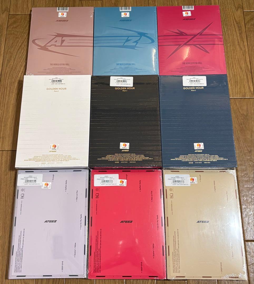 ATEEZ GOLDEN HOUR Part.1 Part.2 WILL 9形態