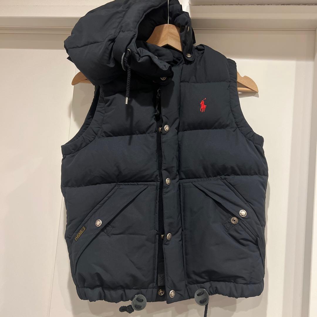 Polo Ralph Lauren ブラックダウンベスト XS