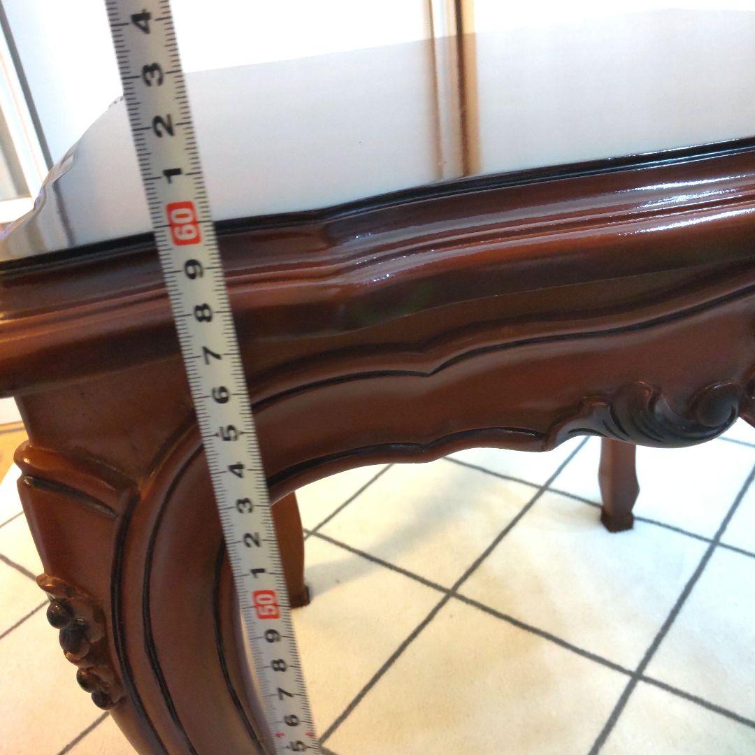 JAMページ 猫脚 アンティーク マホガニー家具 サイドテーブル