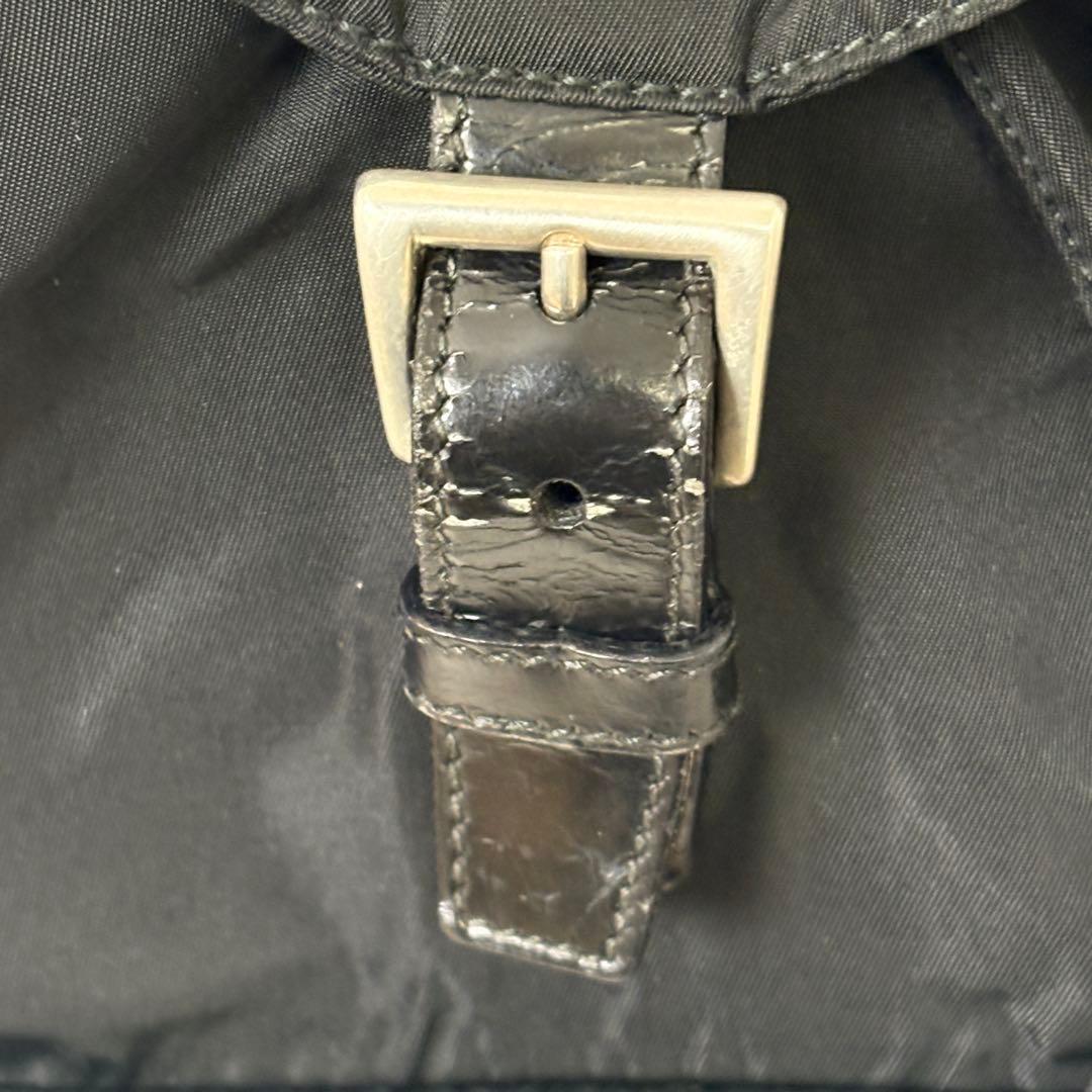 極美品　定番PRADA VELAナイロン リュックサック白タグあり