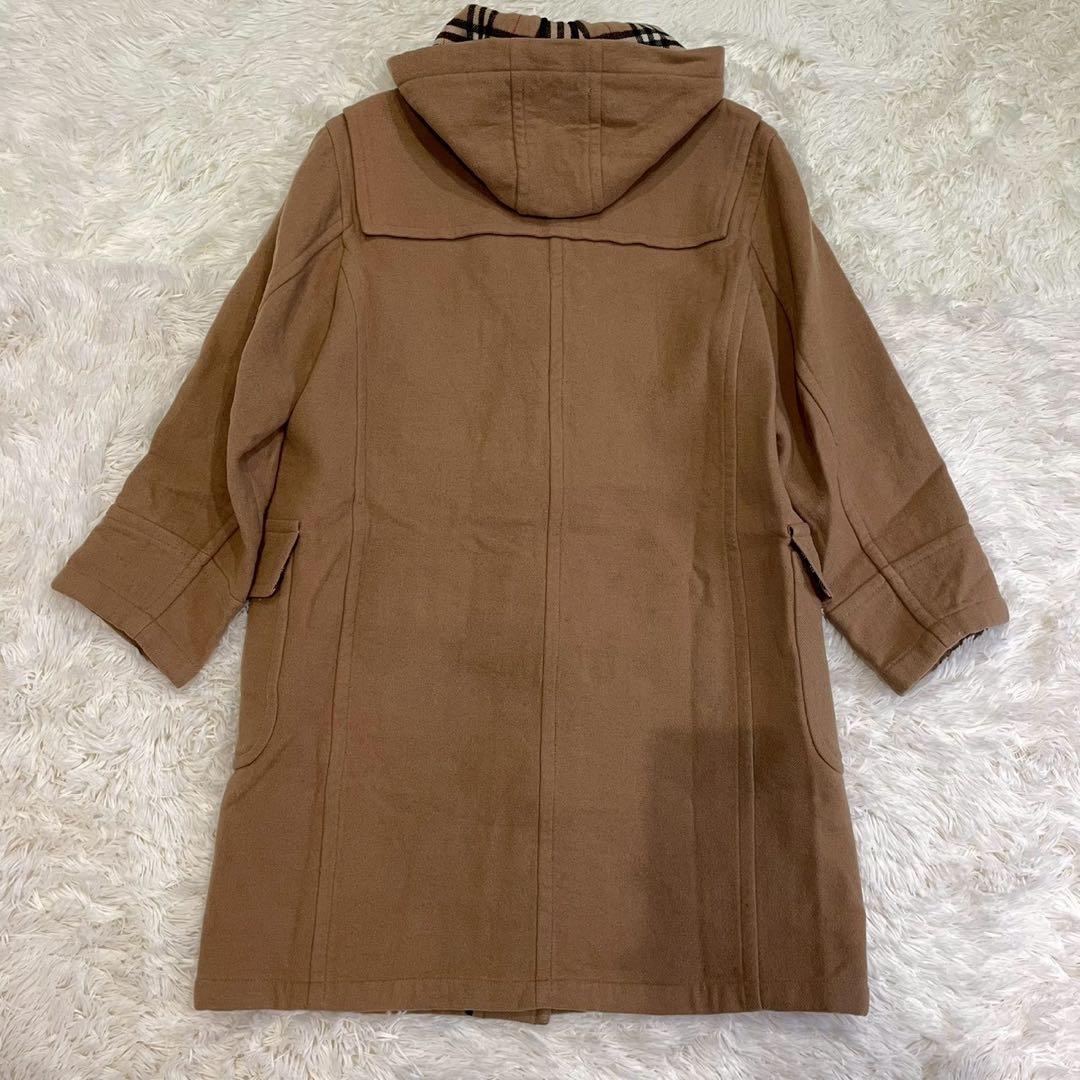 田中　バーバリーブルーレーベル ノバチェック ダッフルコート