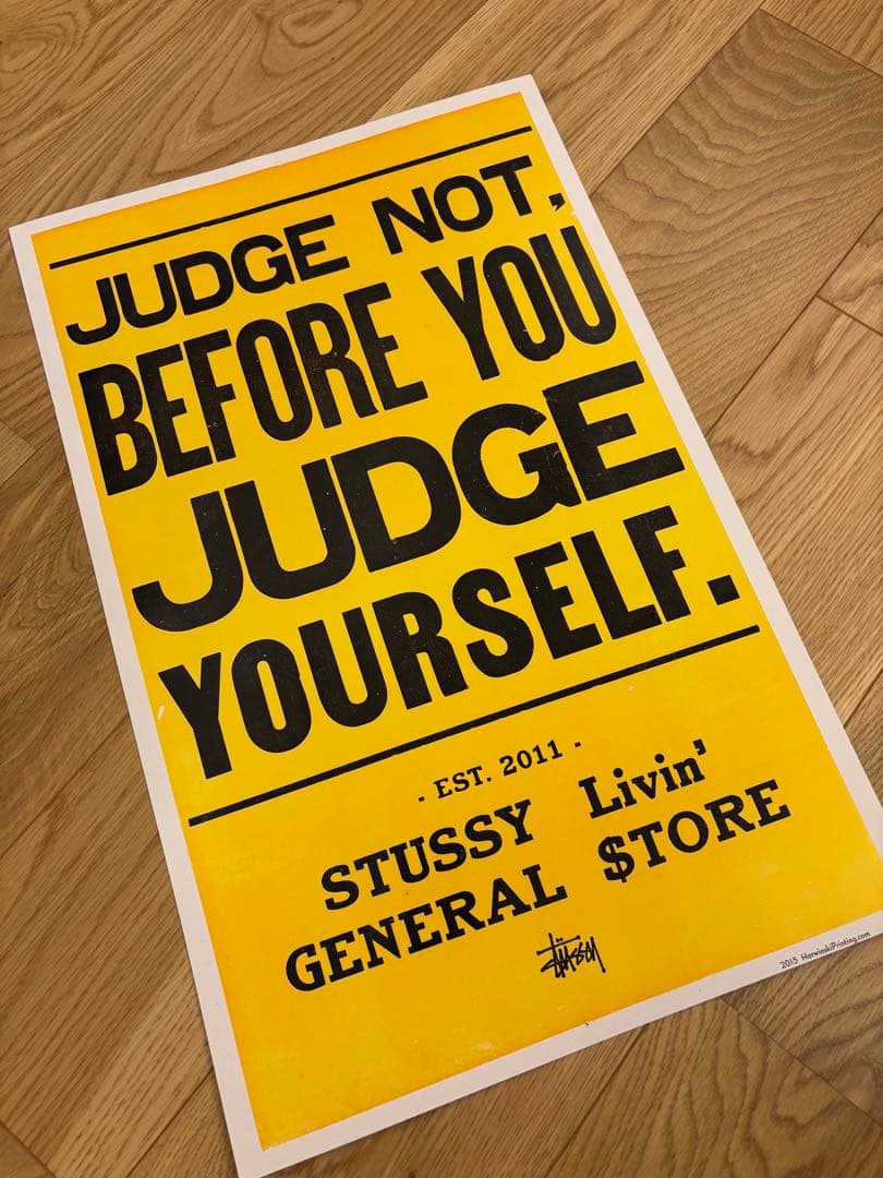 stussy livin' general store ポスター　ステューシー