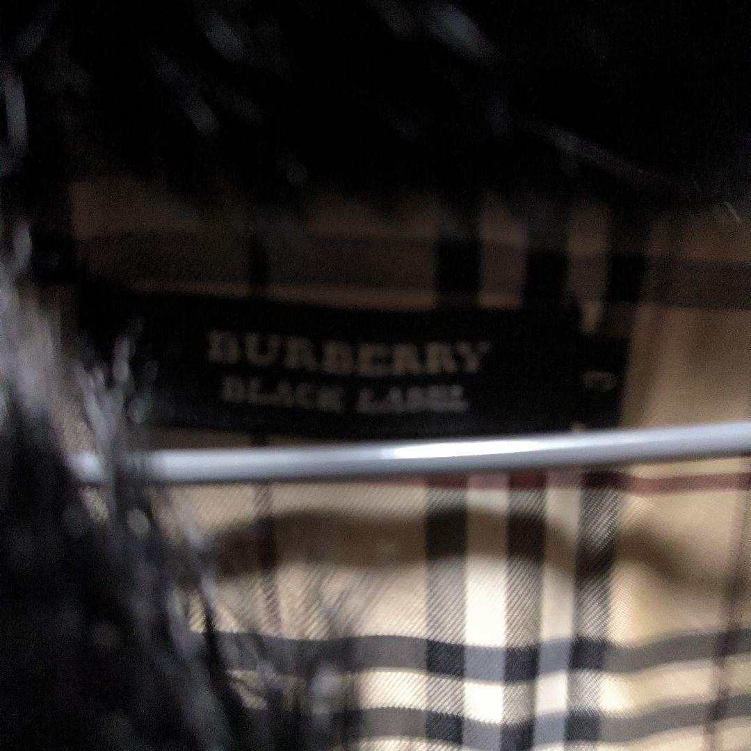 BURBERRY BLACK LABEL ファー付きジャケット