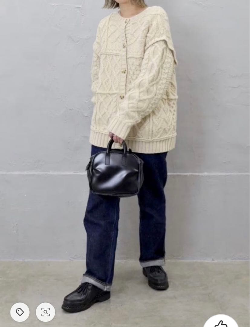 THE SHINZONE ザシンゾーン ハイウエストデニム ネップ　36