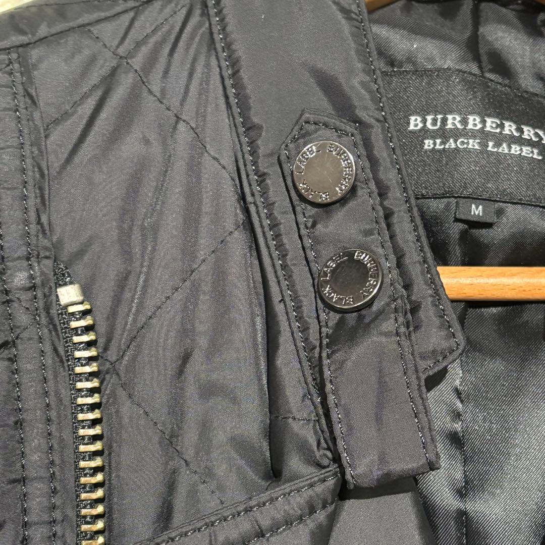 新品 Burberry Black Labelキルティングライダースジャケット