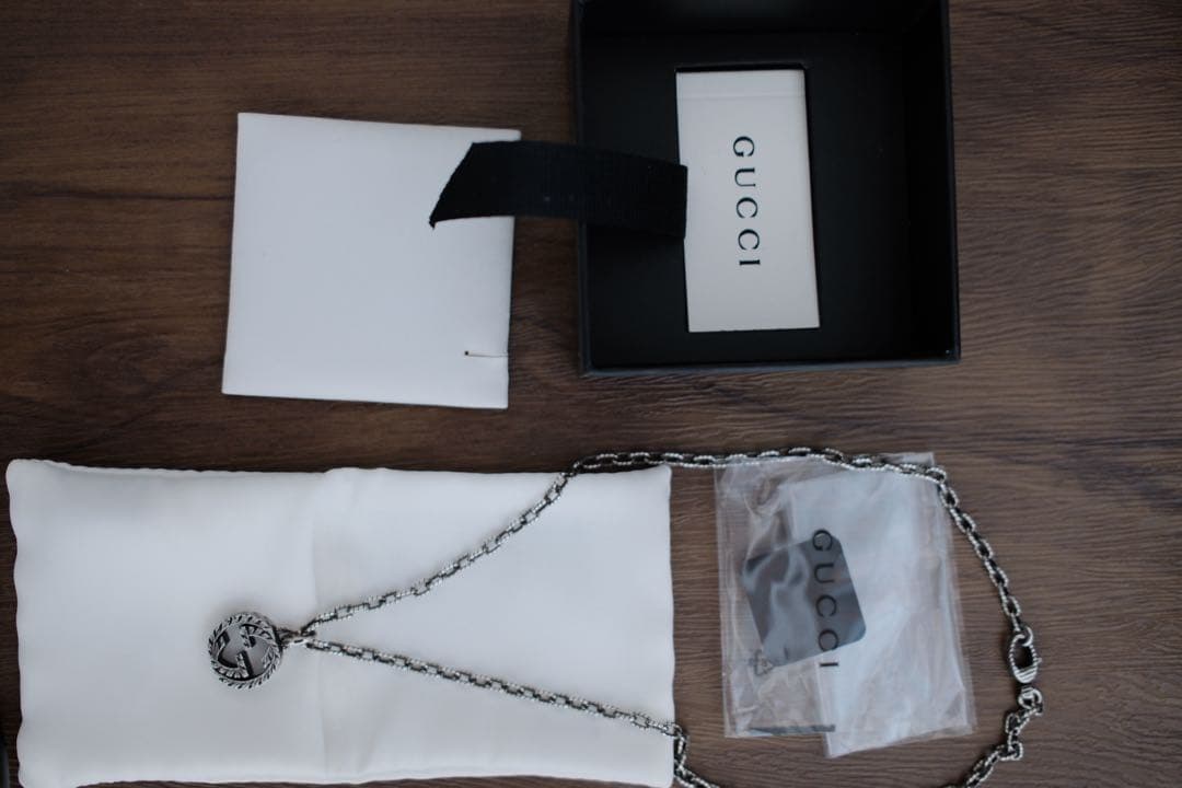 GUCCI グッチ インターロッキング 455307 ネックレス 925