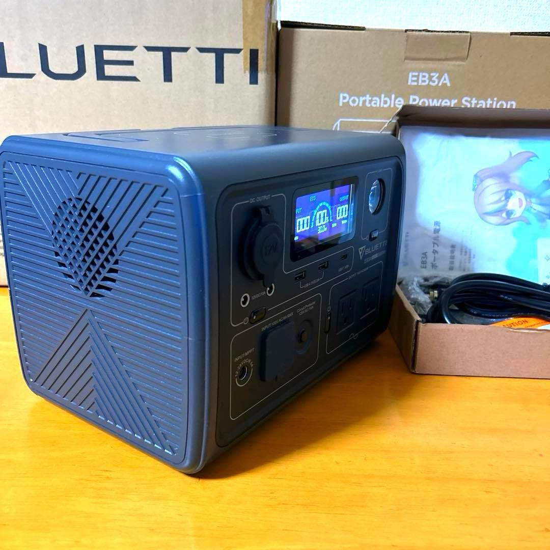 BLUETTI EB3A ポータブル電源 268Wh 最大600W 大人気 美品