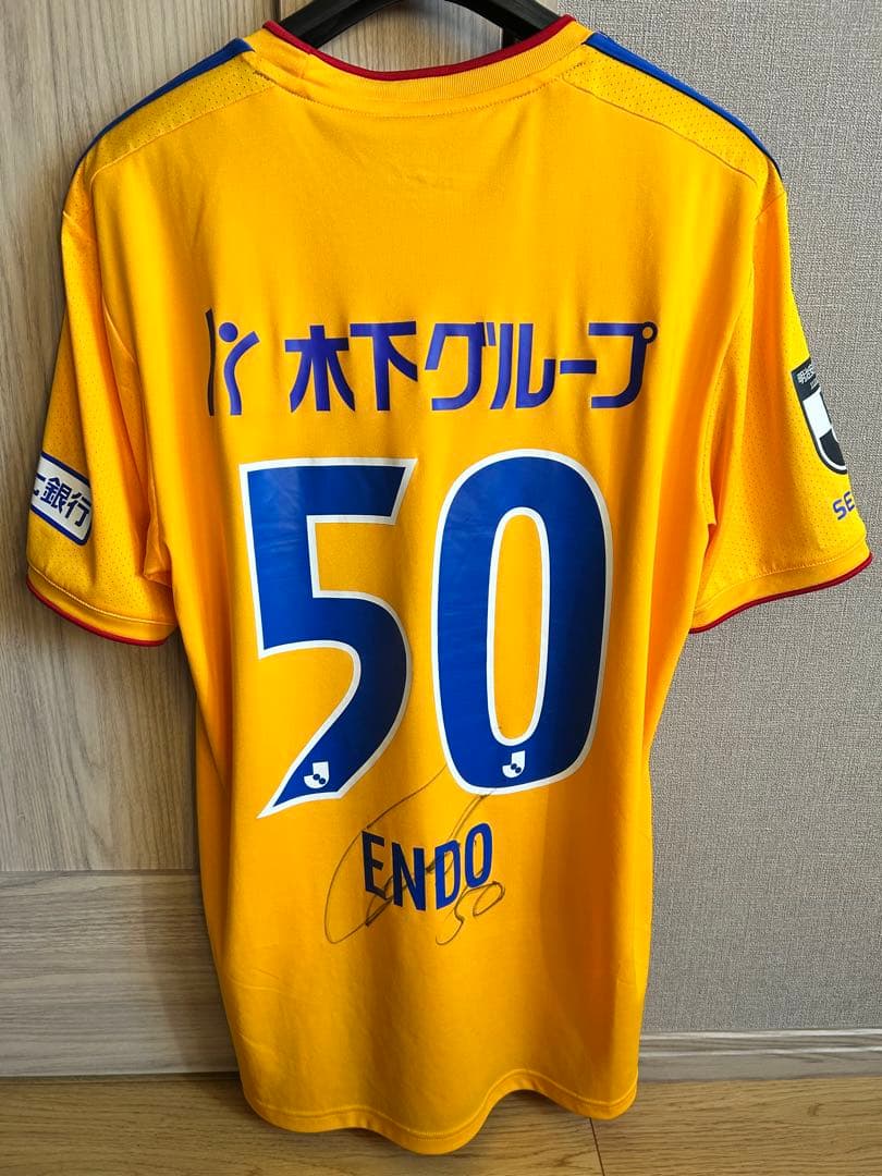 adidas ベガルタ仙台2022ユニフォーム 遠藤康 直筆サイン入り 美品XO