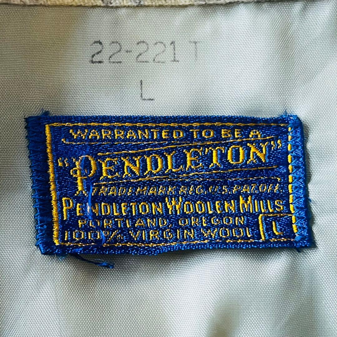 ド*ン様 Pendleton 1950s ウールボードシャツ USA製 L 黄色