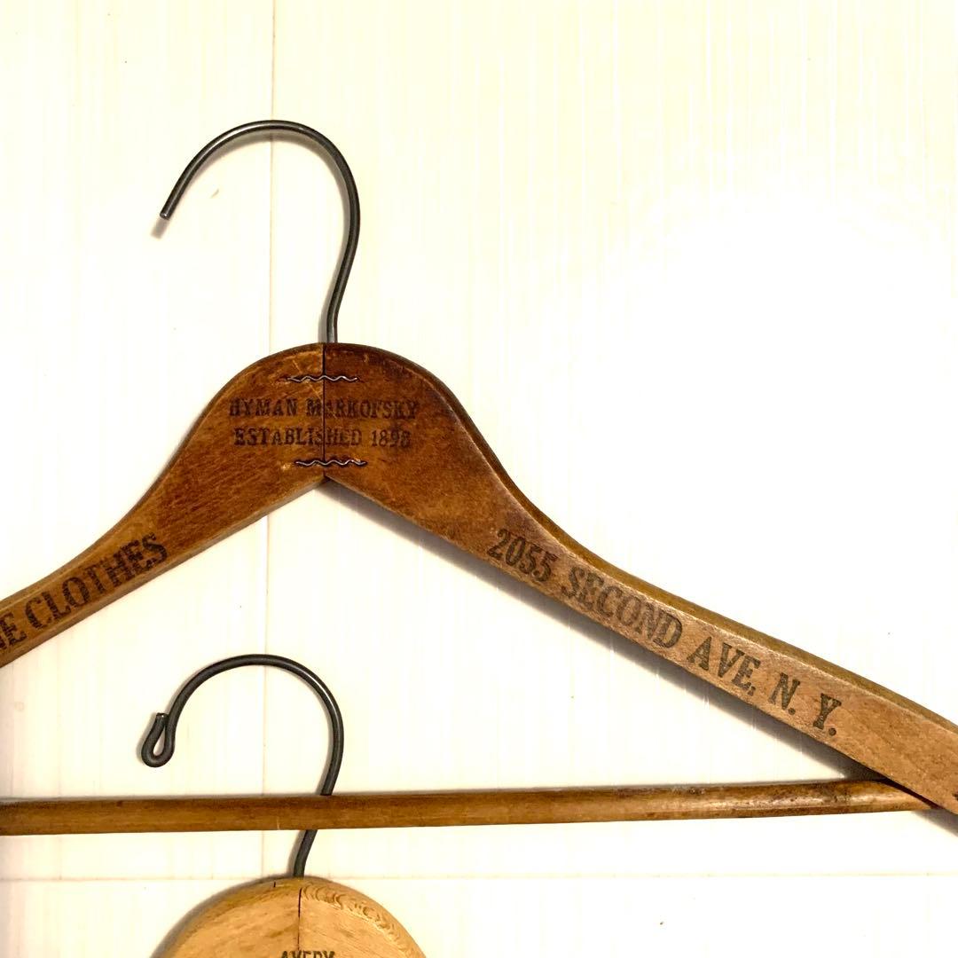 ヴィンテージ U.S.A.木製ウッドハンガー15本セット wood hanger
