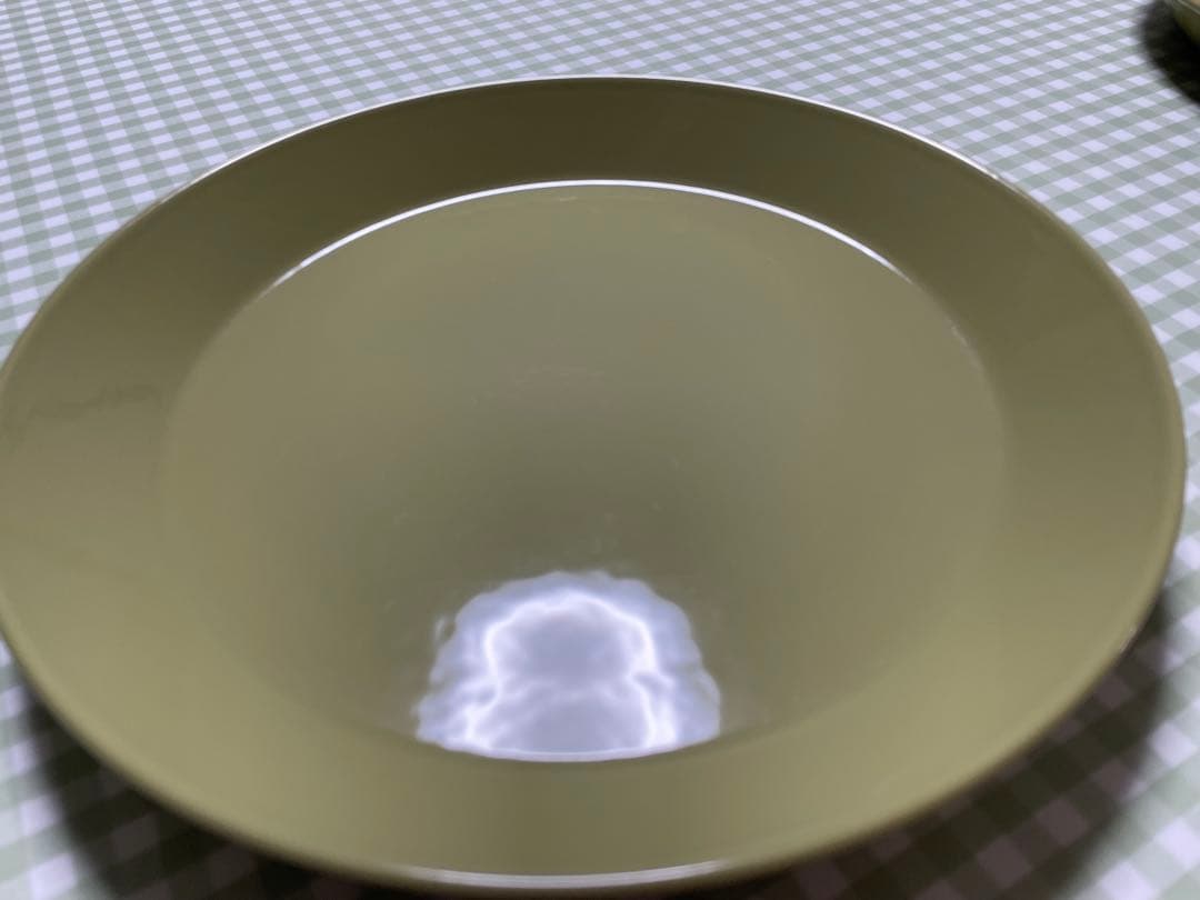 【廃盤品】イッタラ　ティーマ　オリーブグリーン　4枚+1枚セット