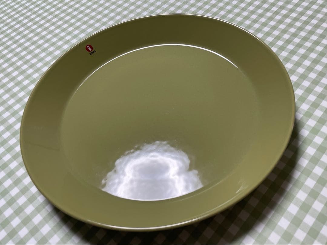 【廃盤品】イッタラ　ティーマ　オリーブグリーン　4枚+1枚セット
