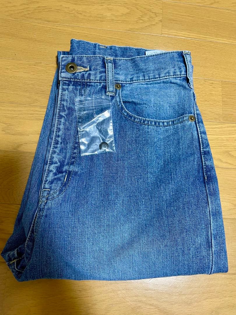 新品　未使用　北欧暮らしの道具店　ストレートデニム Mサイズ　ブルー　試着のみ