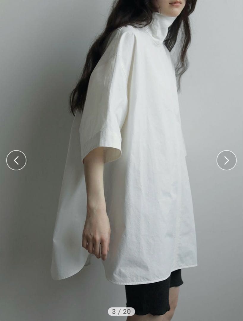 ànuke / アンヌーク Highneck Over Blouse