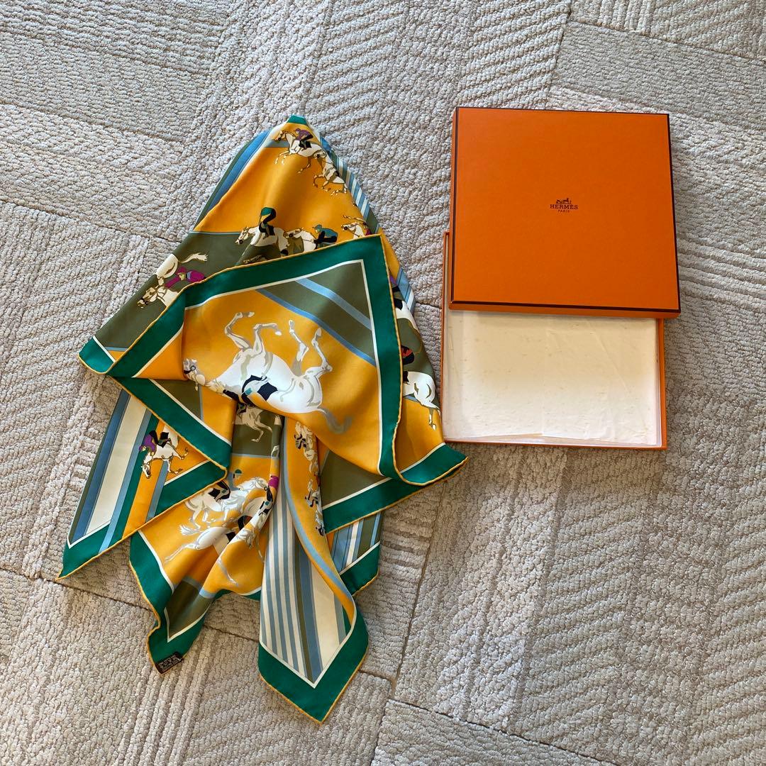 エルメス　スカーフ　カレ90 美品