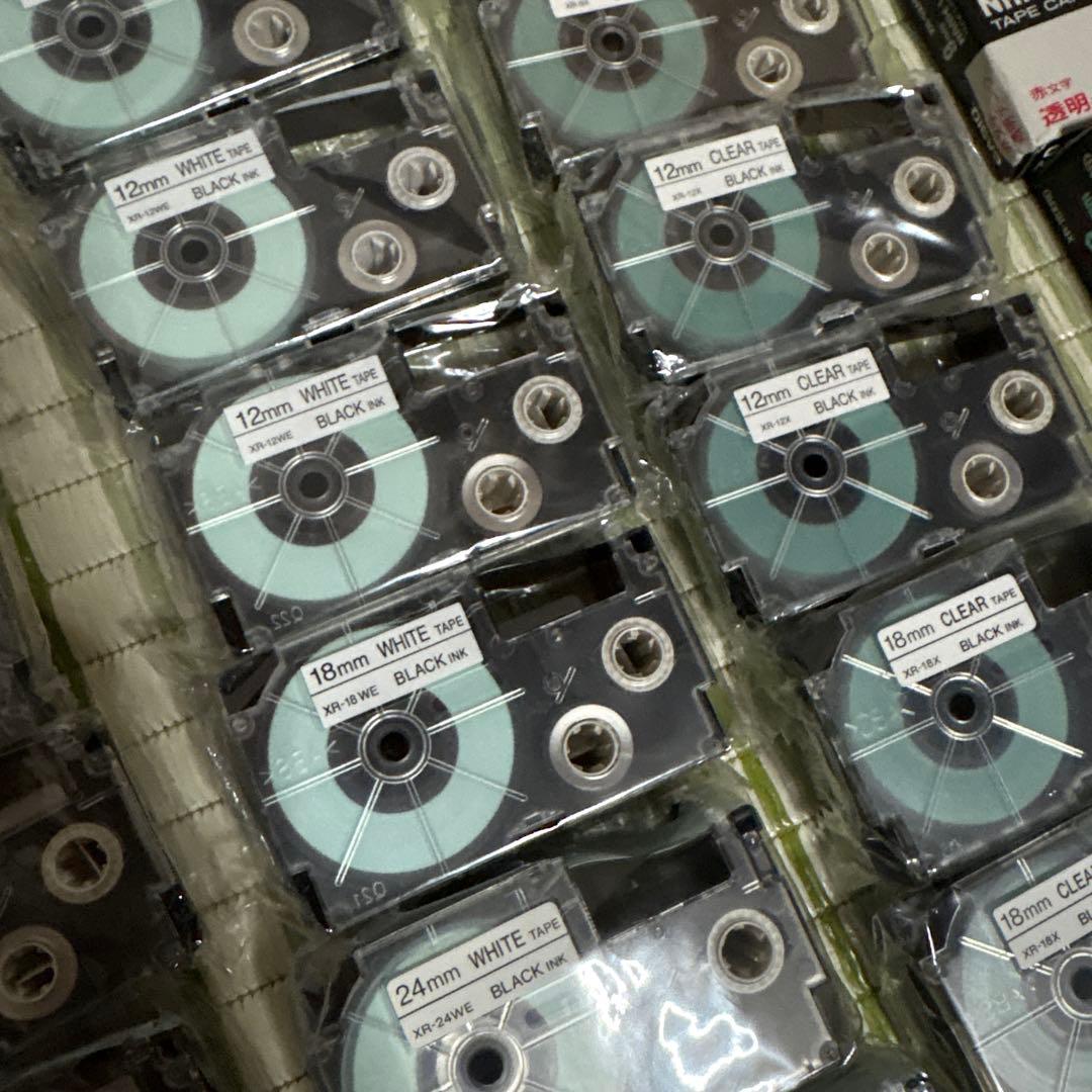 カシオCASIOネームランド　テープカートリッジ　テプラ　シール　まとめ売り