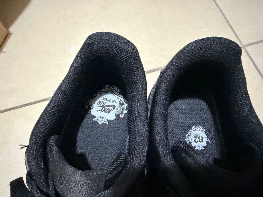 エアフォースワン NIKE Air Force 1 ブラックスニーカー