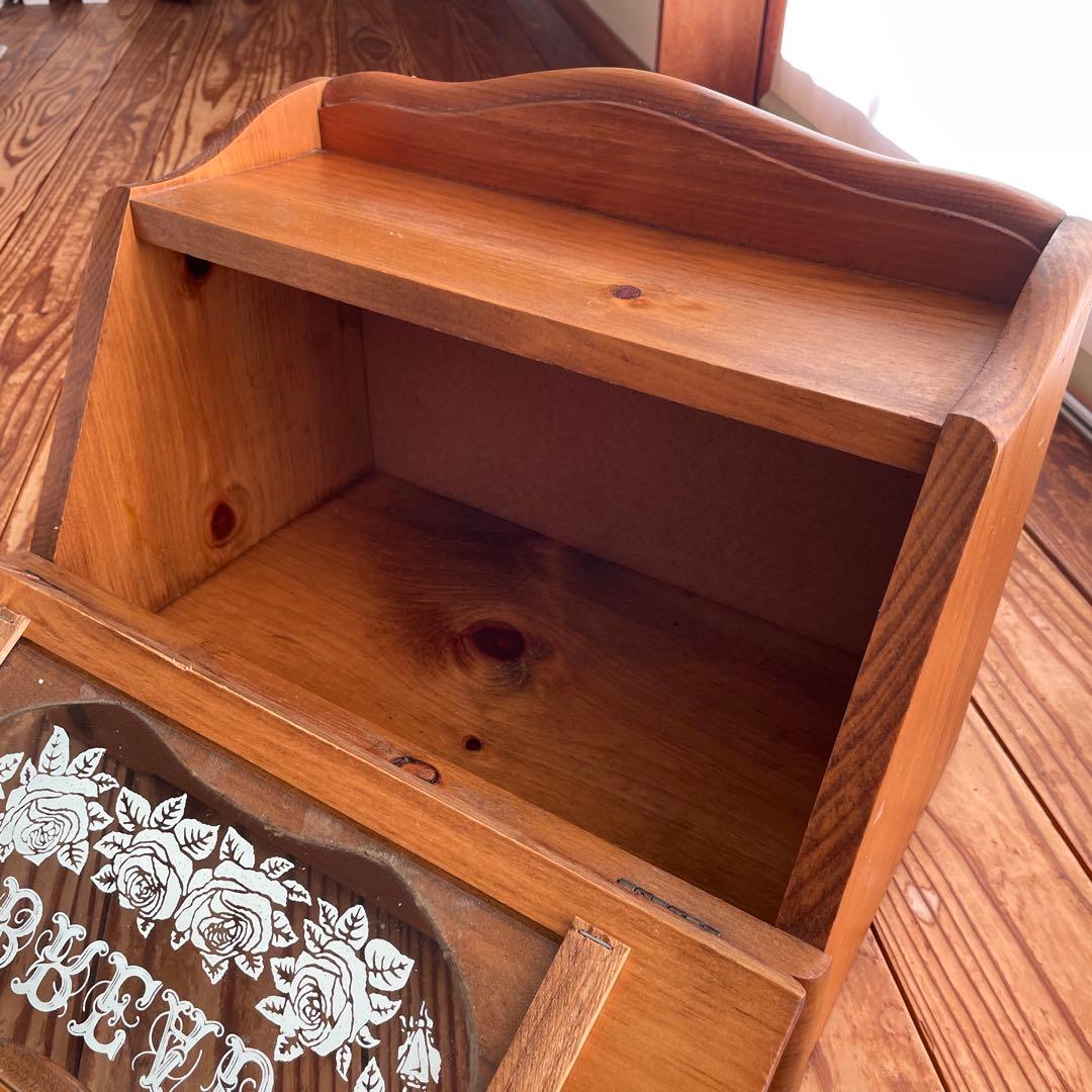 イマン imane レア 木製 ブレッドケース カントリー　アンティーク