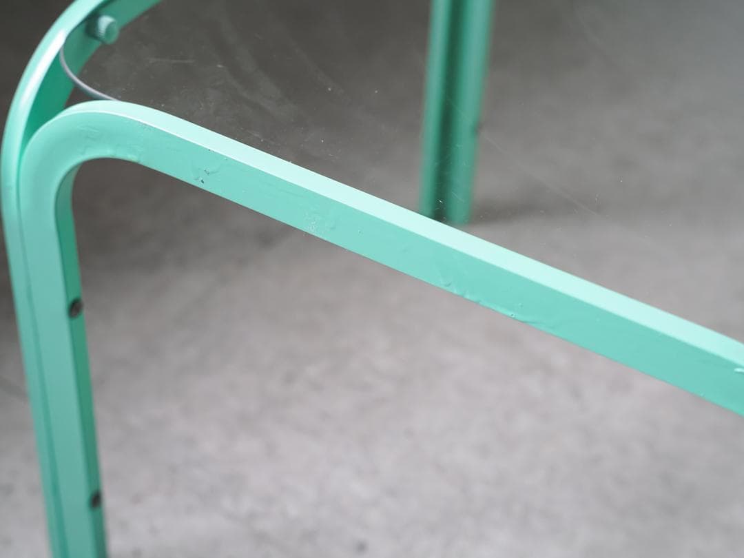 ポストモダン コーヒー ローテーブル ガラストップ 昭和レトロ モダン