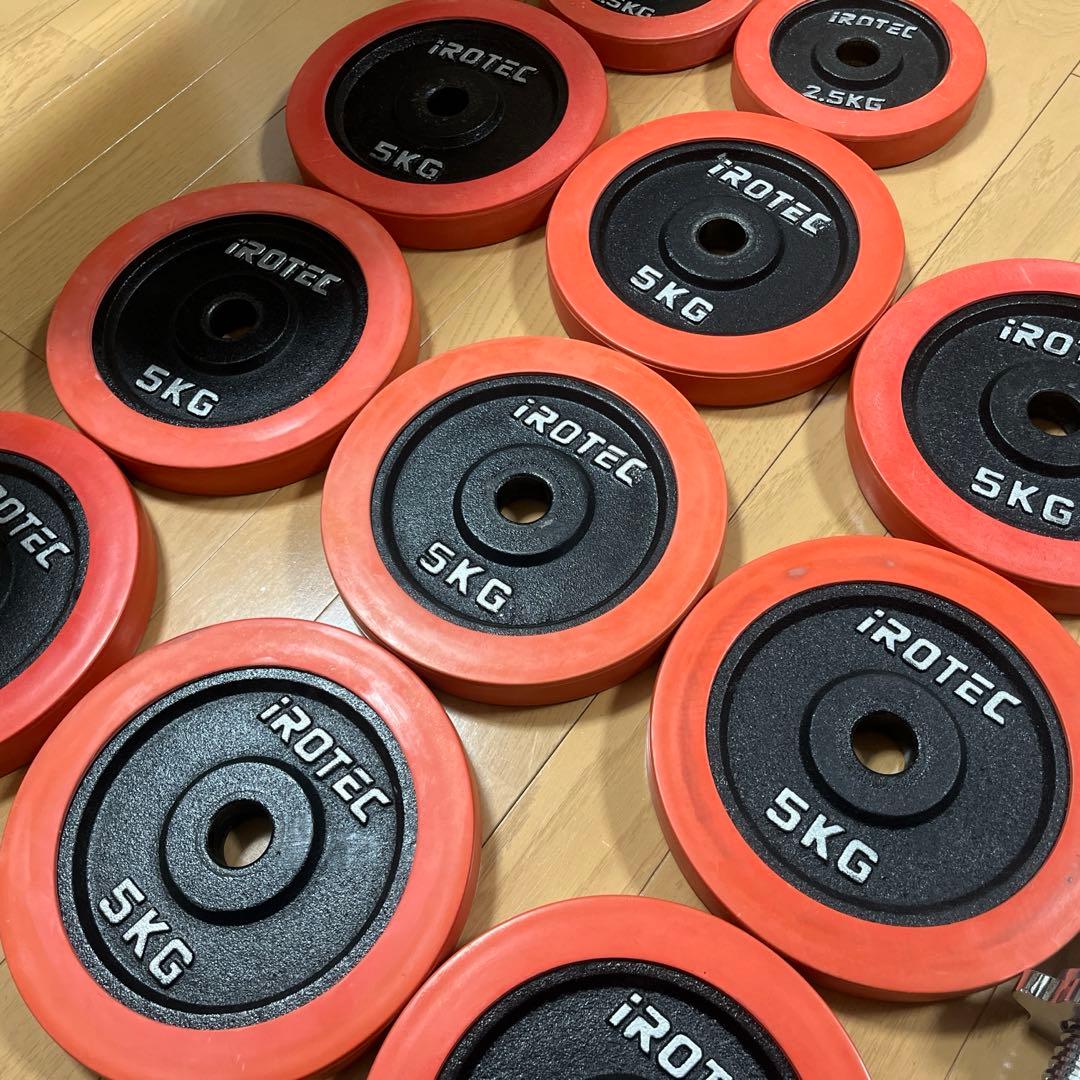 IROTEC ダンベルセット 50kg トレーニングベンチ他付き