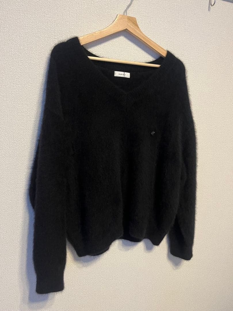 【knuth marf】fox v-neck knit ノベルティ付き