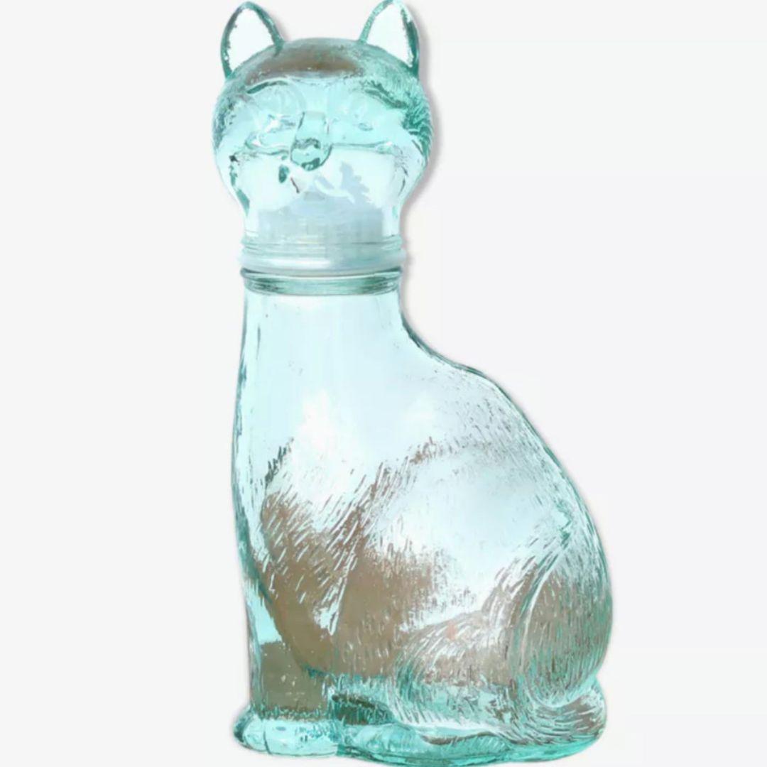 Vetreria Etrusca glass cat bottle ネコ ボトル