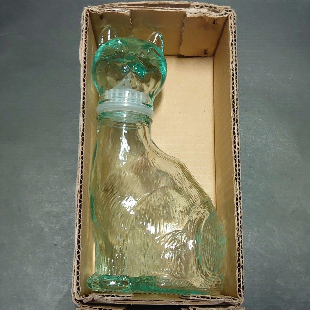 Vetreria Etrusca glass cat bottle ネコ ボトル