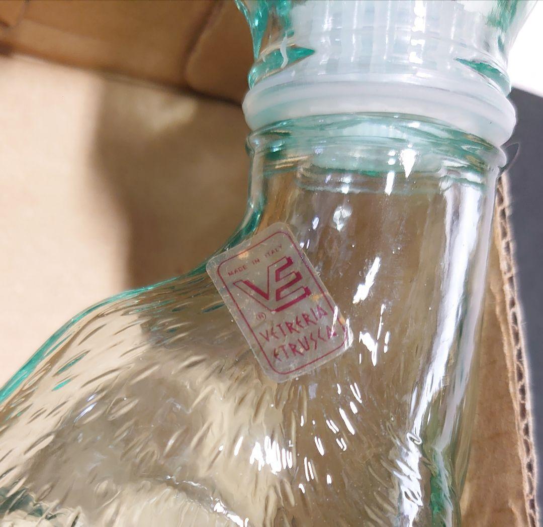 Vetreria Etrusca glass cat bottle ネコ ボトル