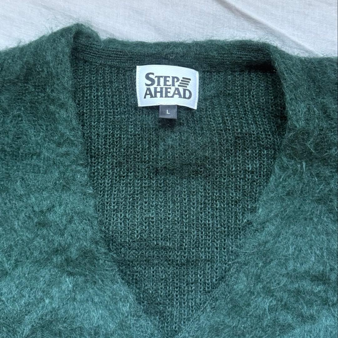 トップス step a head mohair cardigan
