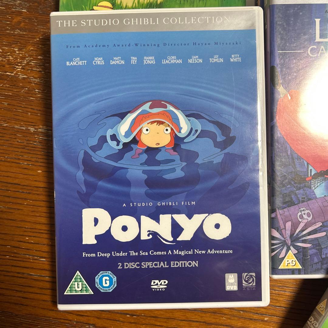 スタジオジブリ DVD 英語版　7本セット