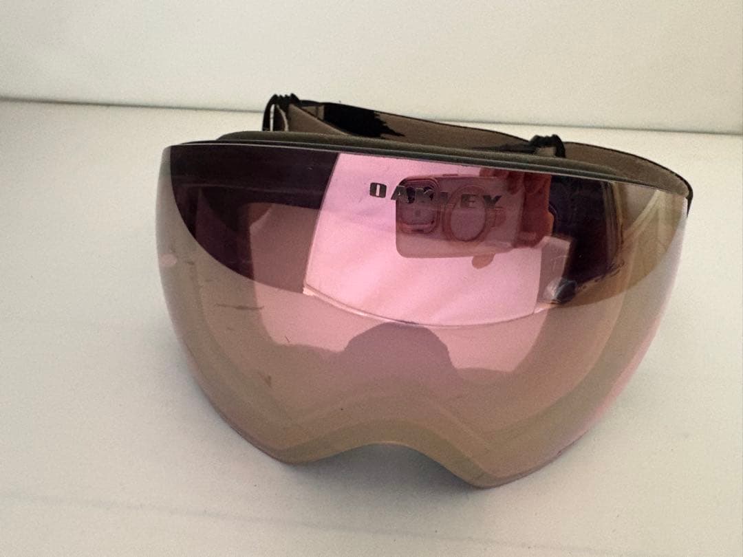 OAKLEYオークリー フライトデッキゴーグル　ピンクレンズ