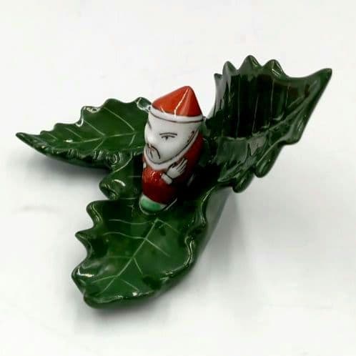 Herend サンタマンダリン ファンシースタンド カードホルダー クリスマス
