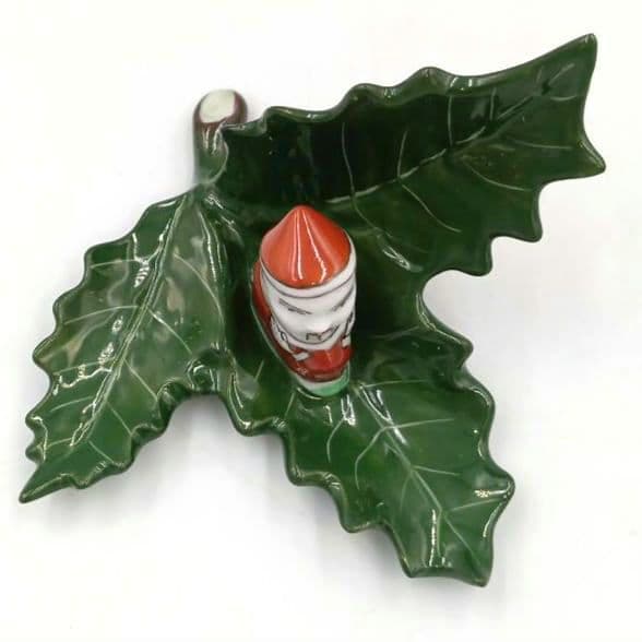 Herend サンタマンダリン ファンシースタンド カードホルダー クリスマス