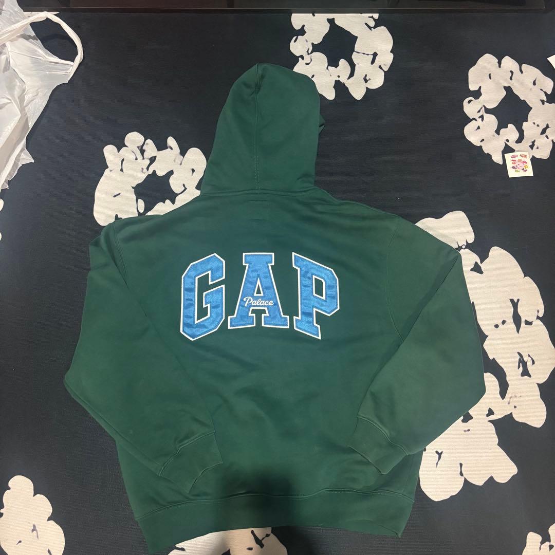 PALACE GAP HOOD M グリーン　土日値下