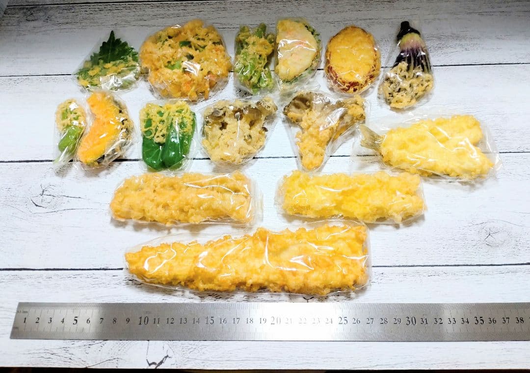 まいづる 食品サンプル ざるそば＆天ぷら盛り合わせセット