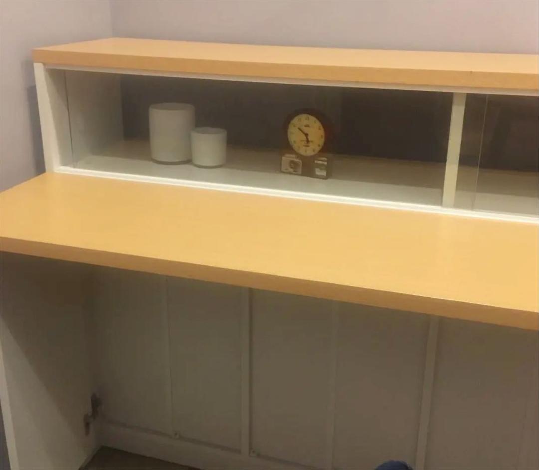 【収納可能】カウンターテーブル　おしゃれ　希少　レトロ　ガラス窓