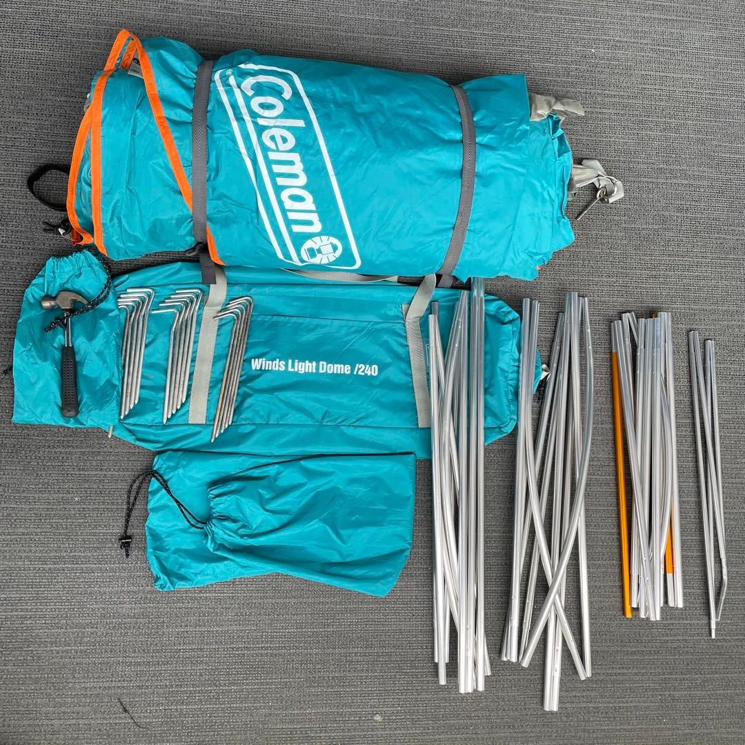 ほぼ新品✨簡単設営♪ コールマン　ドームテント　タフワイドドーム よりも軽量